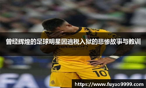 曾经辉煌的足球明星因逃税入狱的悲惨故事与教训